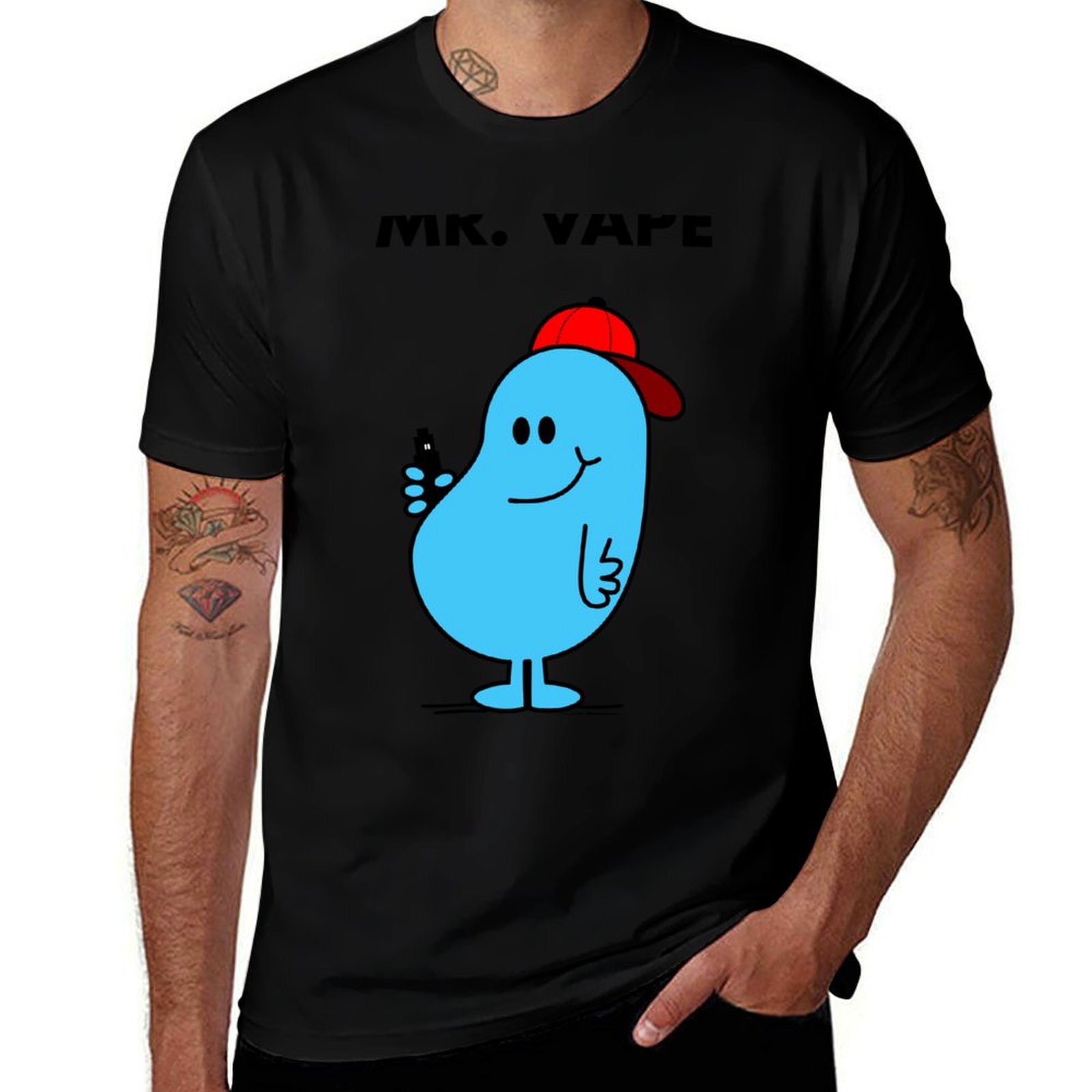 Quick Vape - Koszulka Mr.Vape Letnia sportowa koszulka szybkoschnąca