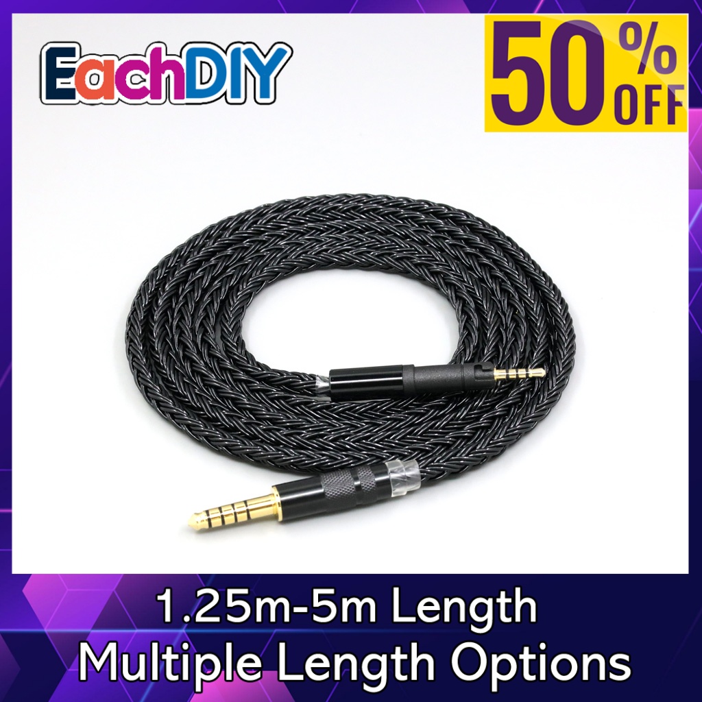 Sennheiser Headphone Hd 560S - 16-żyłowy czarny, pleciony kabel audio HIFI